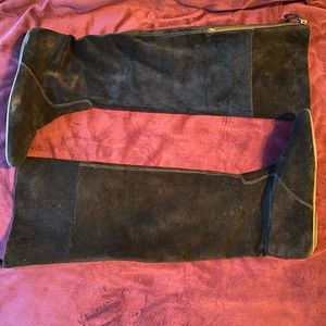 ‼️ Black suede over the knee boots | LOFT